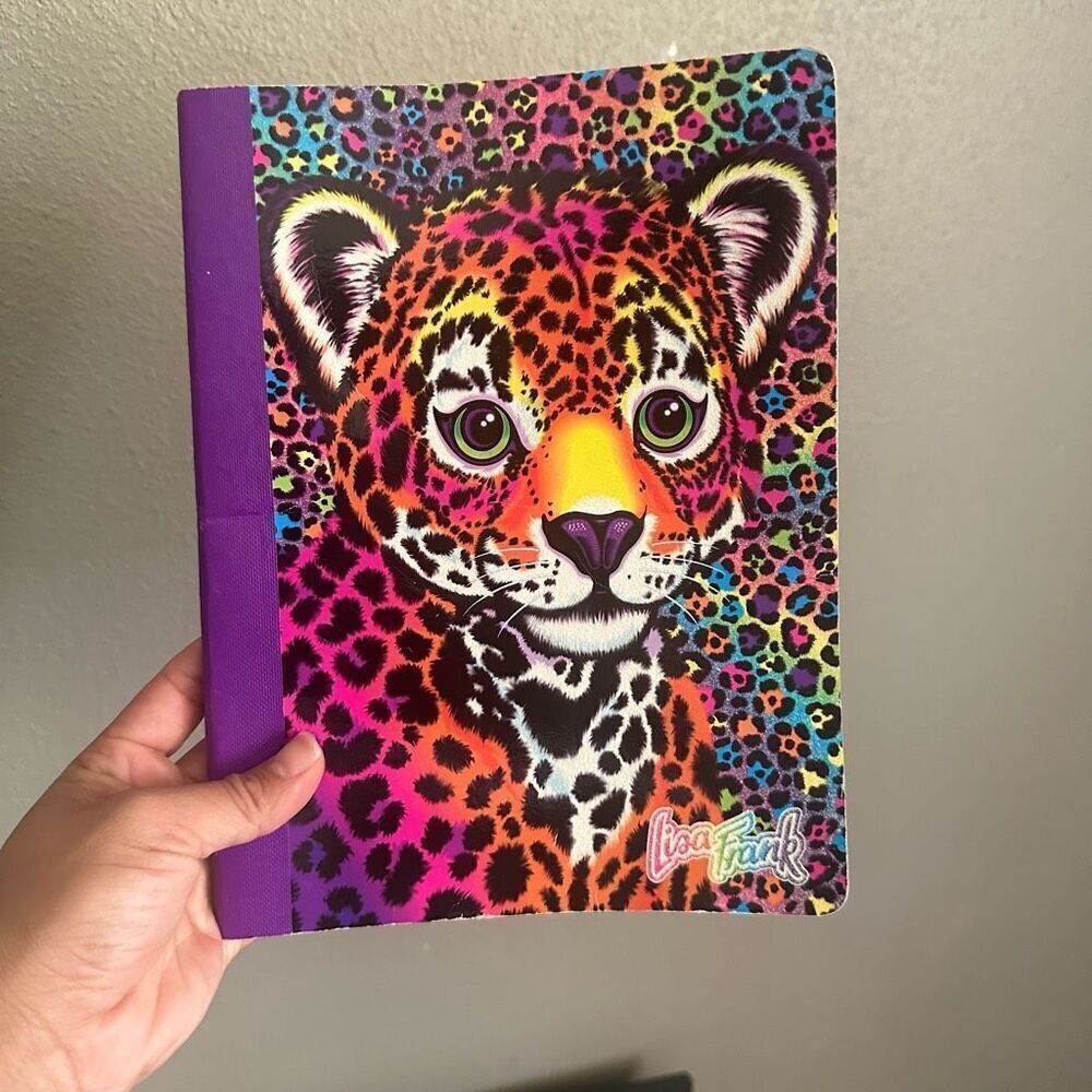 Lisa frank vintage cheetah notebook